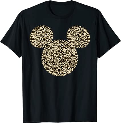 Cheetah print mickey shirt
