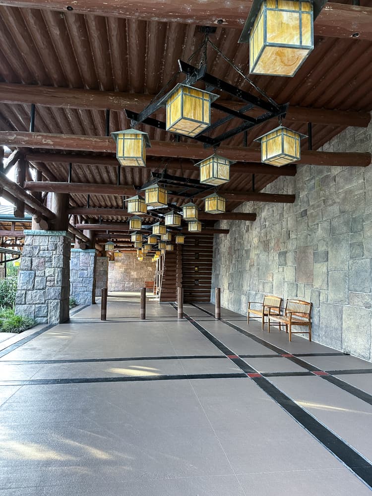 wilderness lodge entrance