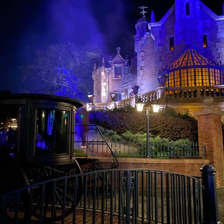 haunted mansion disney world ride video