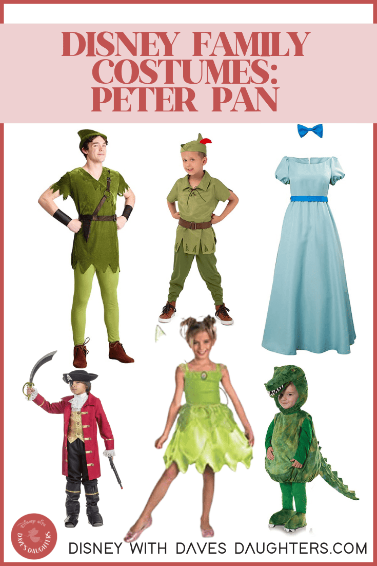 Peer Pan Disney family Costumes