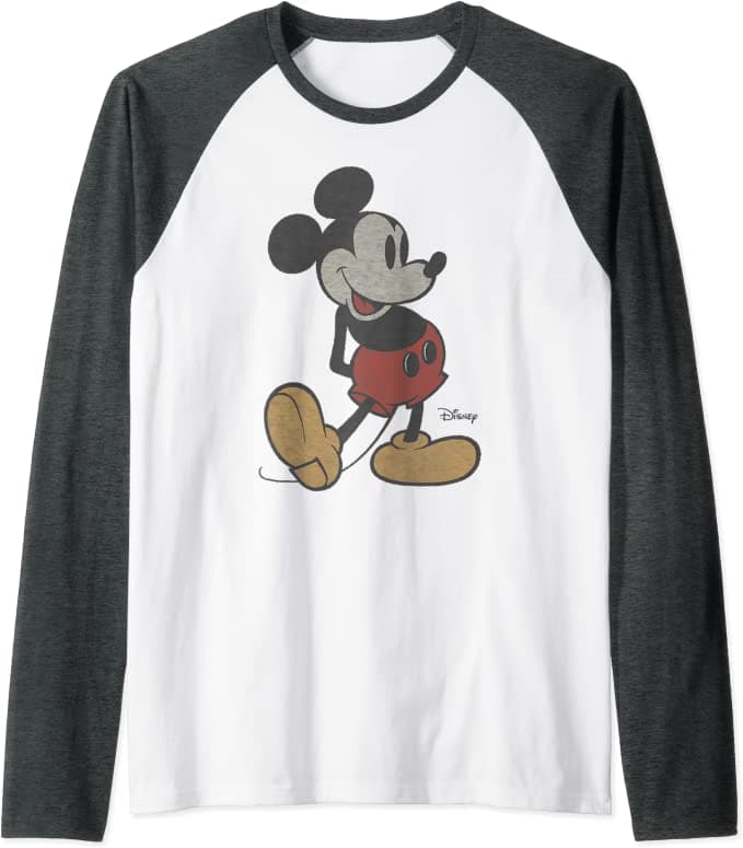Mickey Mouse Raglan Baseball Shirt