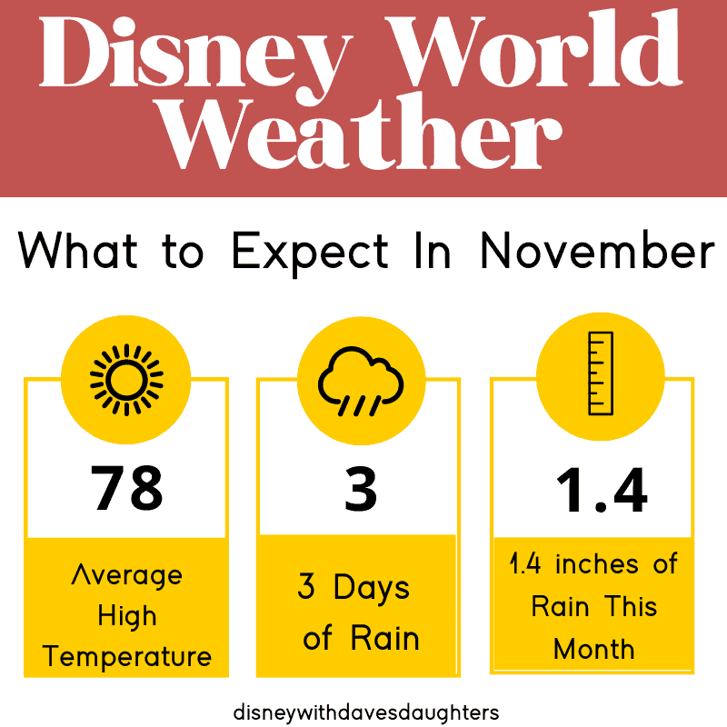 disney world weather in november