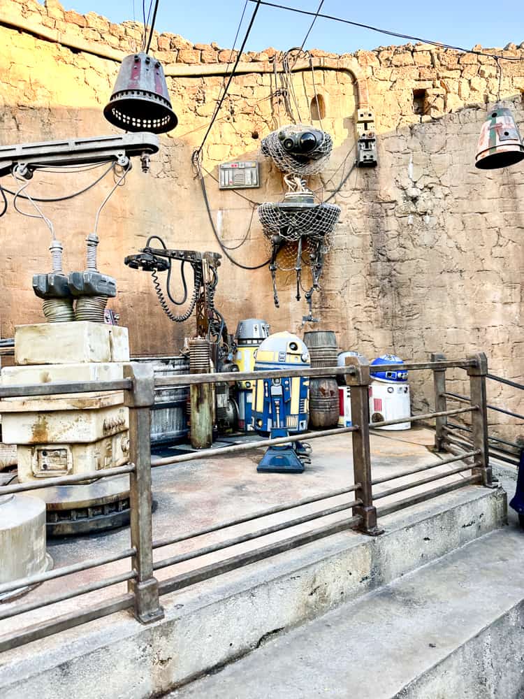 droids at star wars land