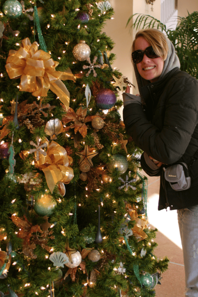 christmas tree at disney