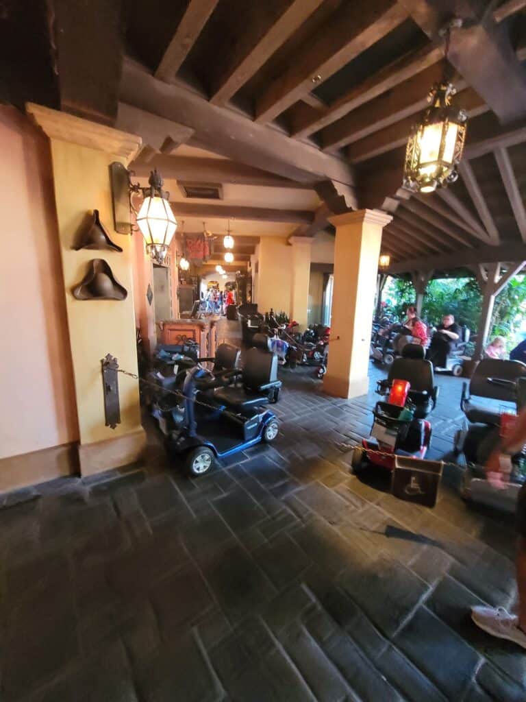 wheelchair area in magic kingdom