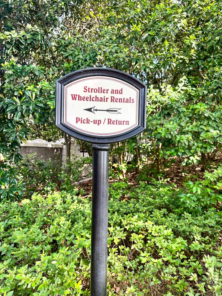 wheelchair and stroller rental epcot
