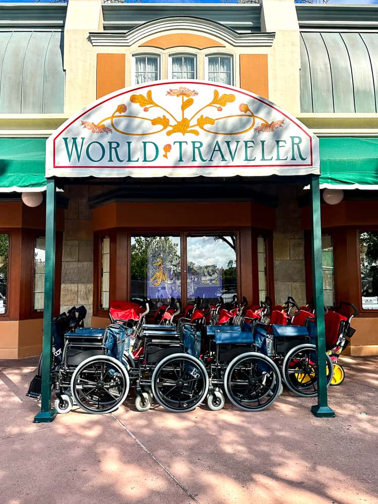 wheelchair and stroller rental at world traveler in epcot