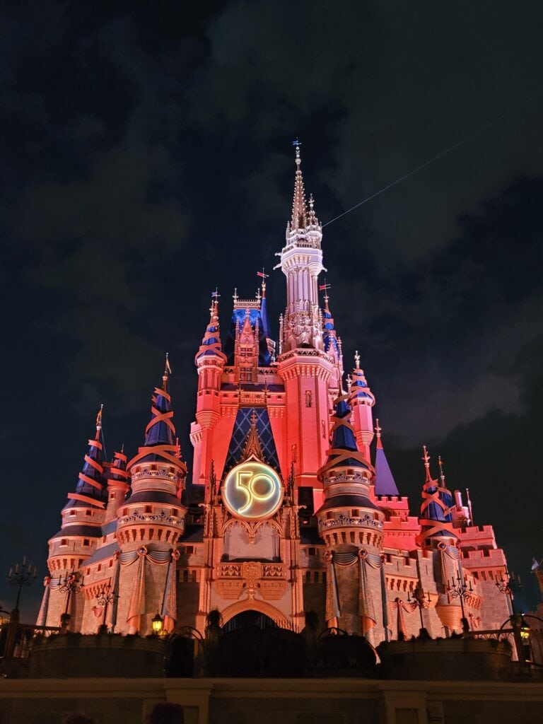 cinderella's castle magic kingdom 50th birthday