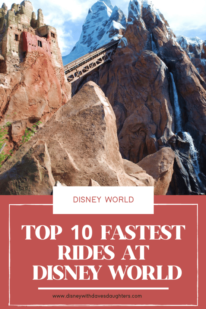 fastest rides at disney world