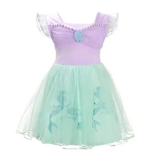 Dressy Daisy Princess Dress Up Clothes Halloween Fancy Party Tulle Skirt Summer Outfit for Baby & Toddler Girls