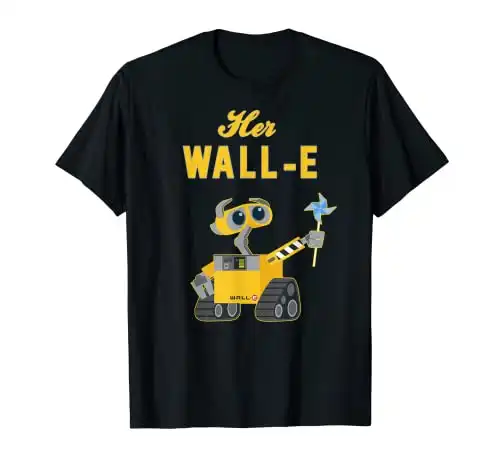 Disney Pixar Wall-E Her Wall-E Couples T-Shirt