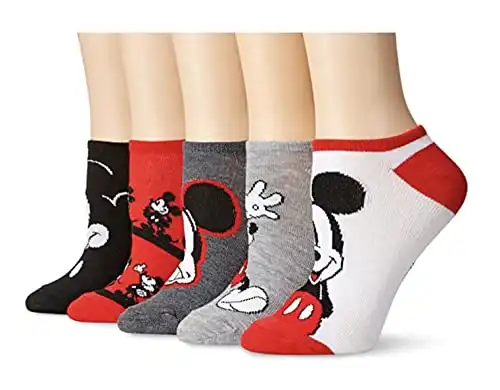 Disney Minnie Ladies 5 pk no show socks