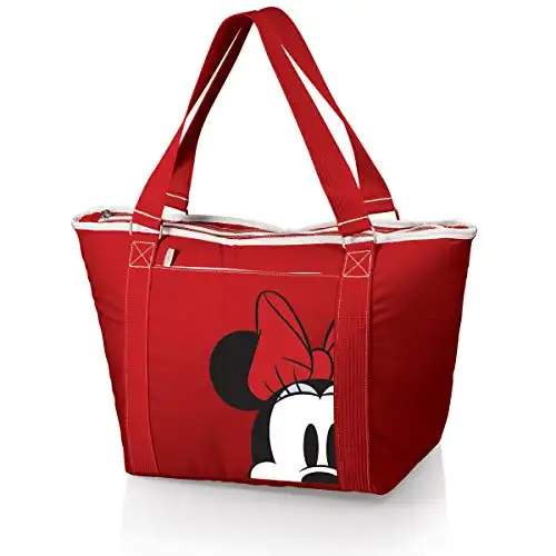 ONIVA - a Picnic Time brand - Disney Minnie Mouse Topanga Tote Cooler Bag - Soft Cooler Bag - Picnic Cooler, (Red)