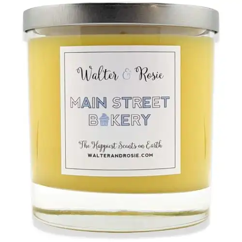 Walter & Rosie Candle Co. - Main Street Bakery 11oz Scented Candle Inspired by Disney Scents - Smell Like Disney Resorts - The Happiest Scents on Earth - Soy Blend - Burns up to 40 Hrs