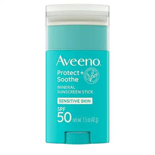 Aveeno Protect + Soothe Mineral Sunscreen Stick with Broad Spectrum SPF 50