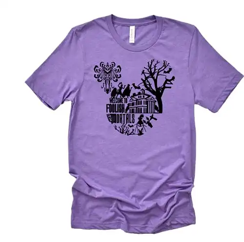Haunted Mansion Foolish Mortals Shirt Family Unisex Shirt, Halloween T-Shirt