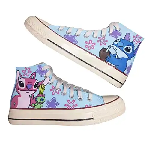 Custom Hand Painted Shoes Anime High top Shoes Anime Hand Painted Shoes Men Women Sneakers Fashion Shoes
