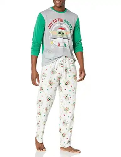 STAR WARS Boys' 2-Piece Loose-Fit Pajamas Set, FAM_Joy to The Galaxy 2, 2T