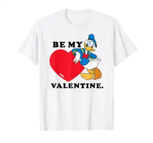 Disney Be My Valentine Donald Duck T-Shirt