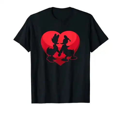 Disney Donald and Daisy Duck Valentine's Day T-Shirt