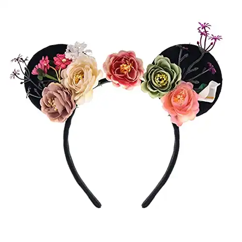 Flower Mickey Ears (Disney Ears)
