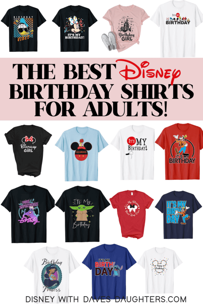 best disney birthday shirts