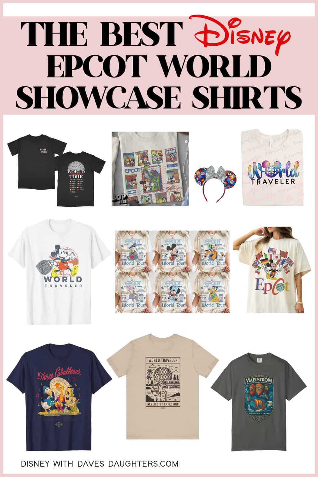 Epcot shirt ideas, Disney outfit ideas for men and women. World Showcase