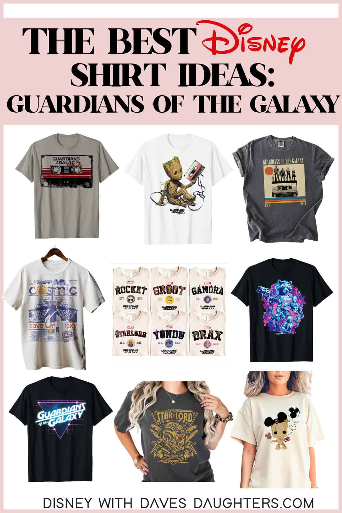 Disney shirt ideas for EPCOT - guardians of the galaxy shirts