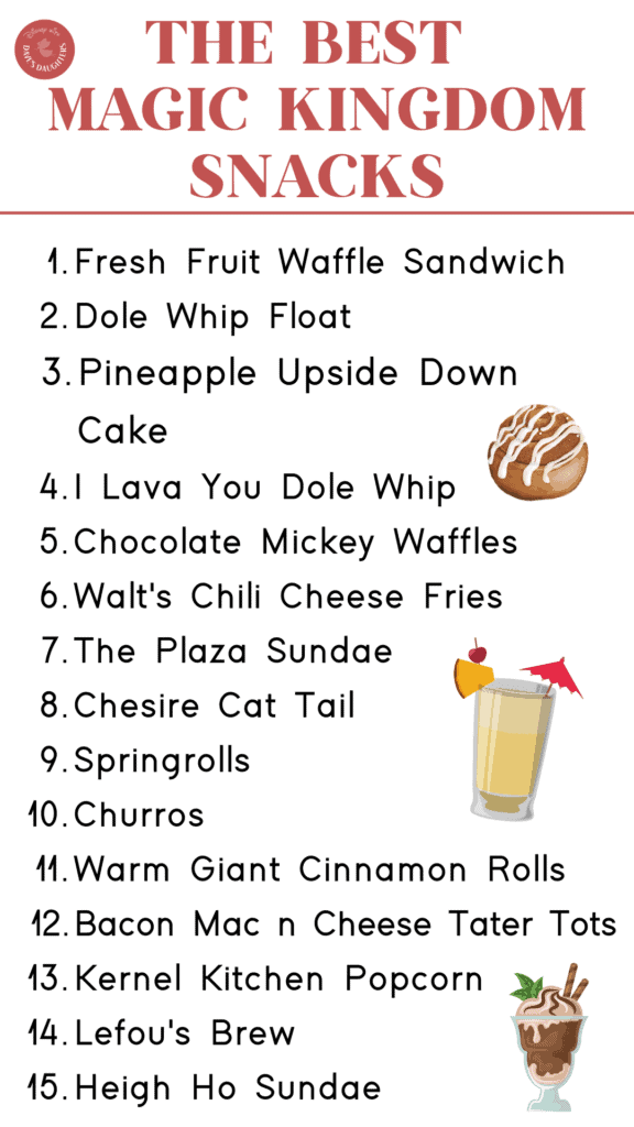 magic kingdom snacks checklist