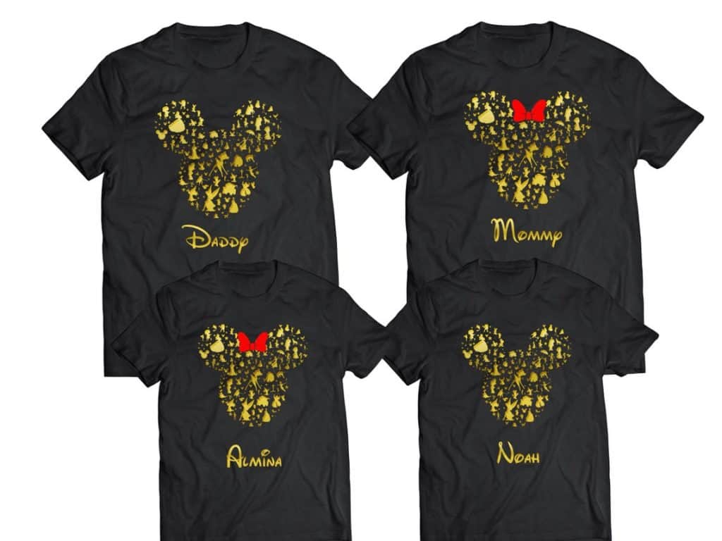 Disney Family Shirts Disney Shirts Mickey and Minnie Head Custom Disney Trip Shirt