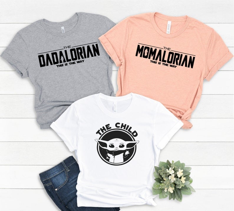 Mamalorian Dadalorian The Child Matching Shirts, Dadalorian Shirt