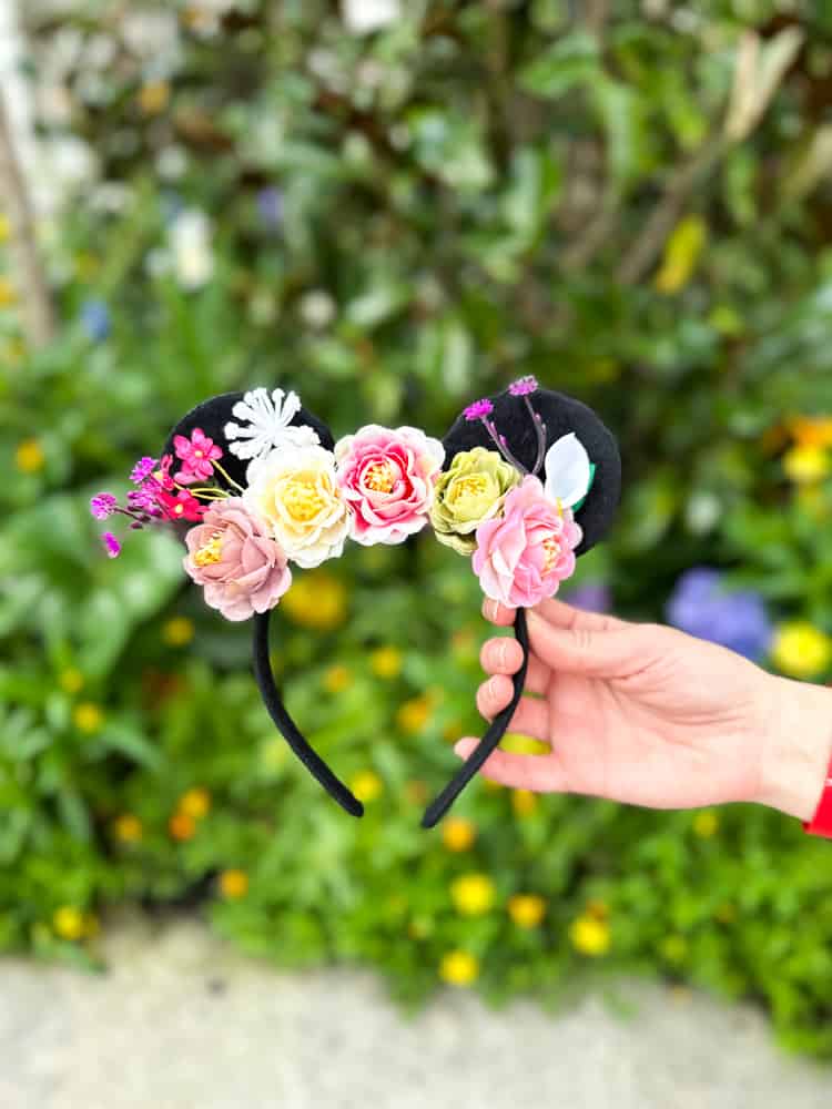 flower disney ears