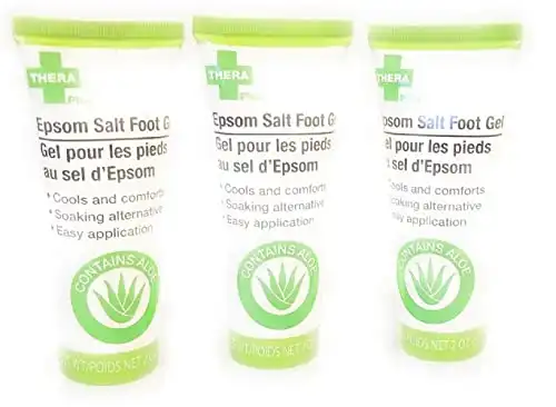 Epsom Salt Foot Gel for Swollen Achy Feet