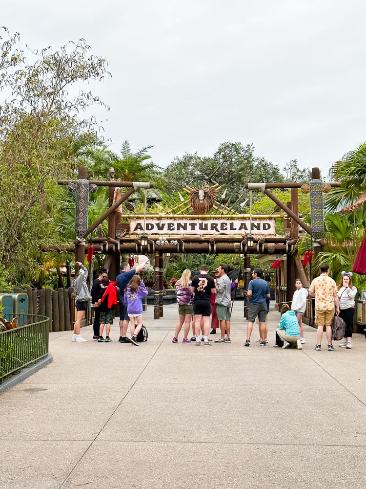 Adventure land rope drop Magic Kingdom