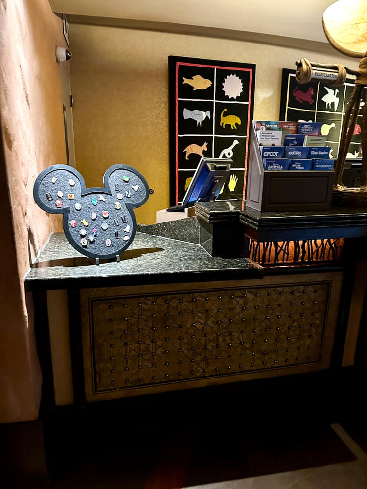 Disney pin trading at Animal Kingdom Resort