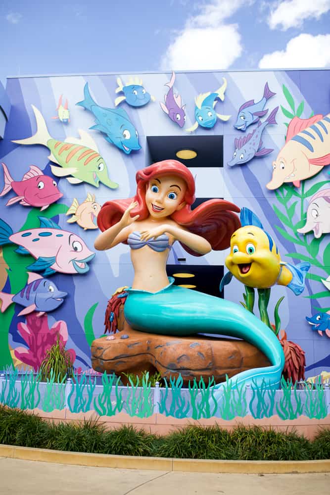 little mermaid at art of animation