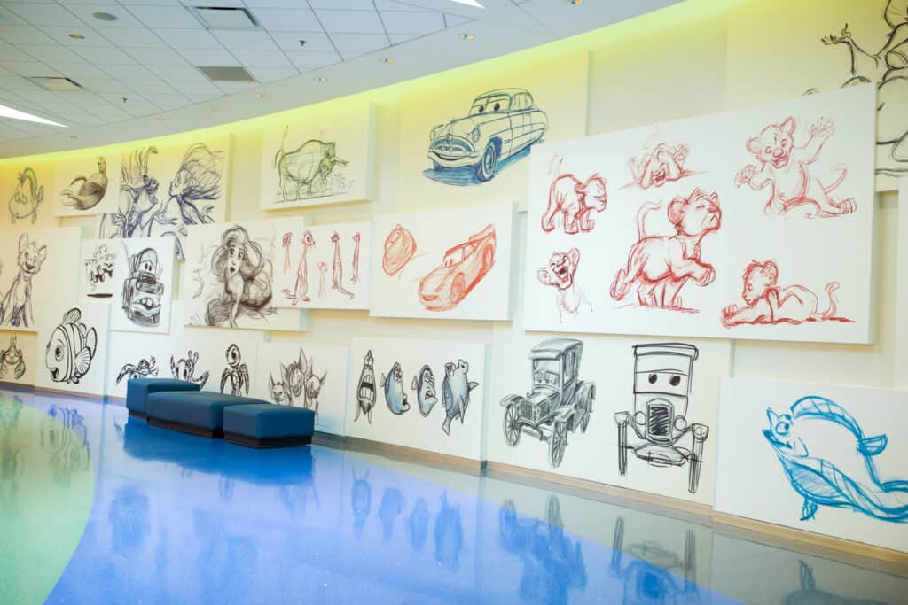 Art of animation lobby