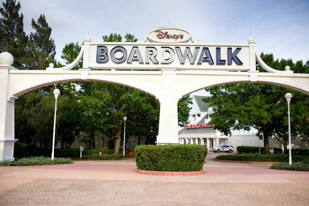 Disney's BoardWalk entrance