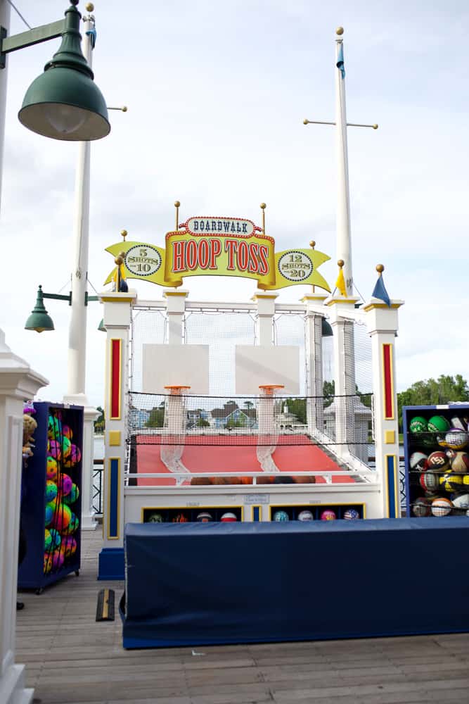 Carnival games on Disney's BoardWalk