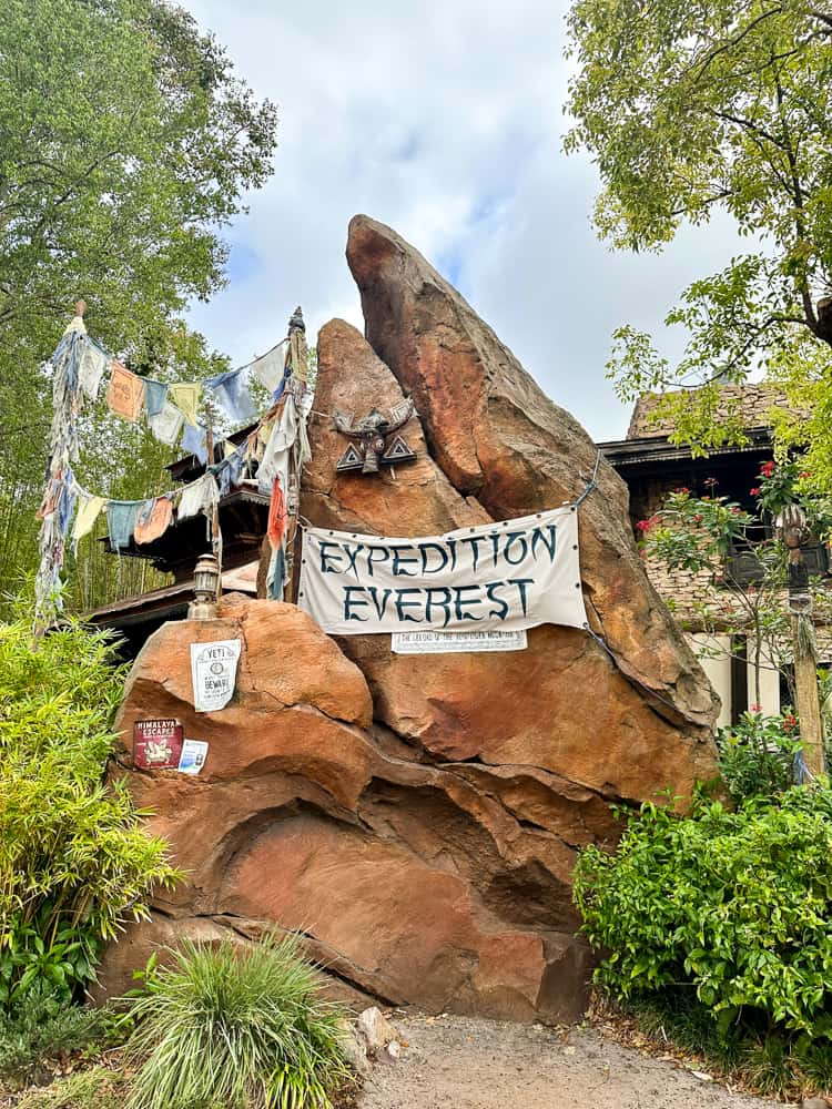 Expedition Everest sign