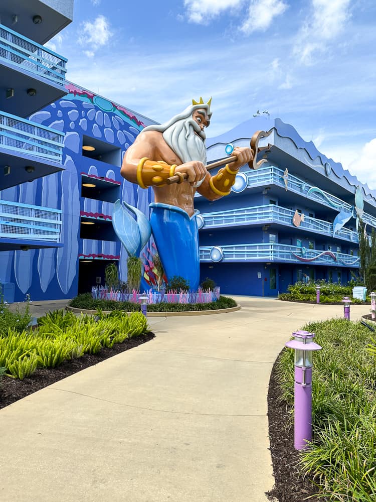 King Triton at Art of Animation Disney hotel