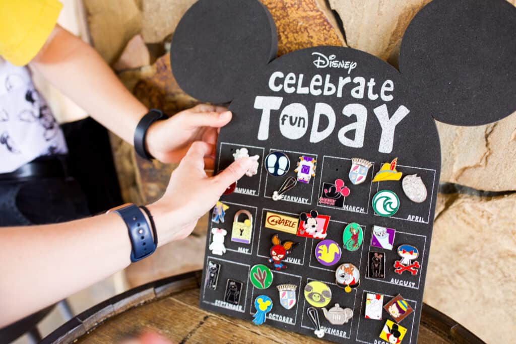 disney pin board