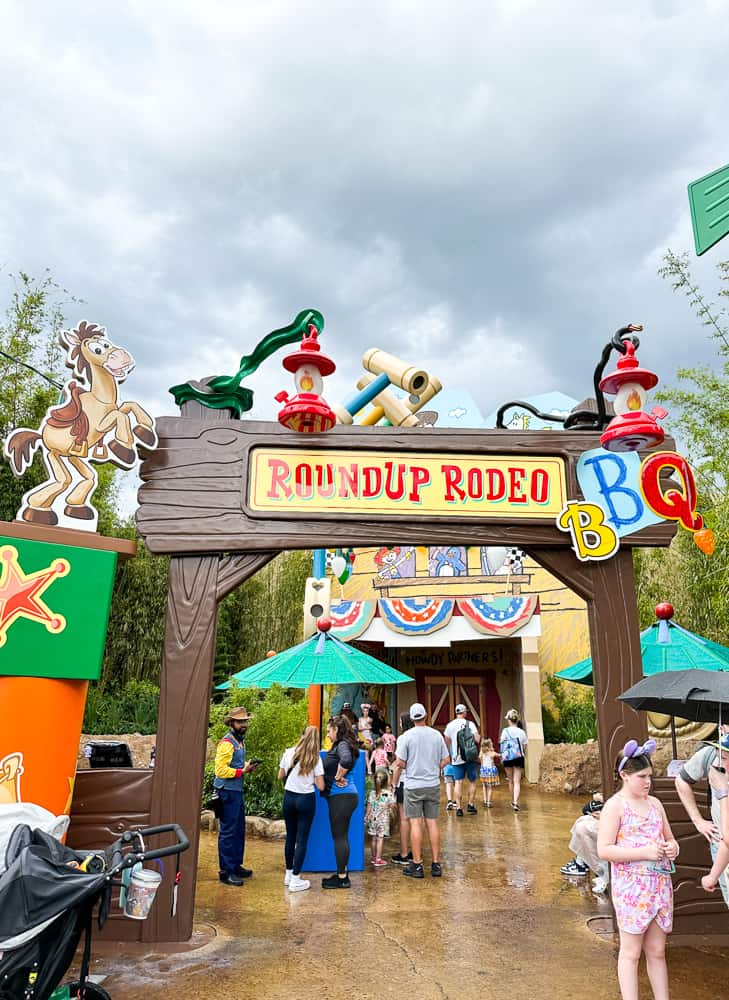 roundup rodeo entrance