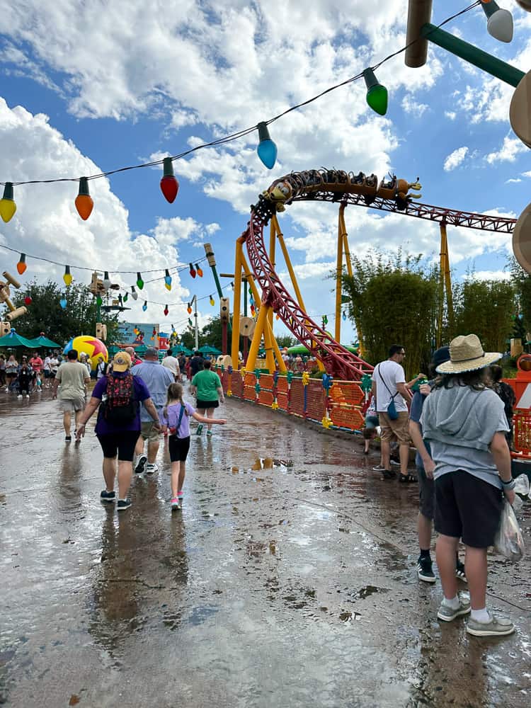Slinky Dog Dash after a rain