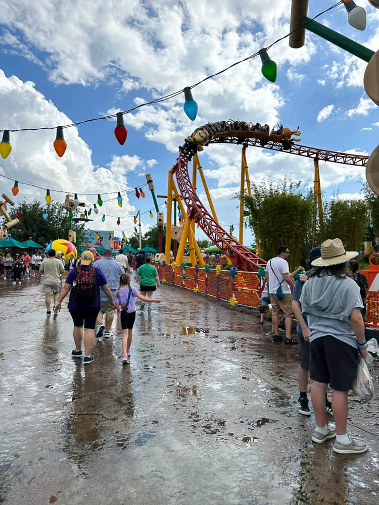 Hollywood Studios rain