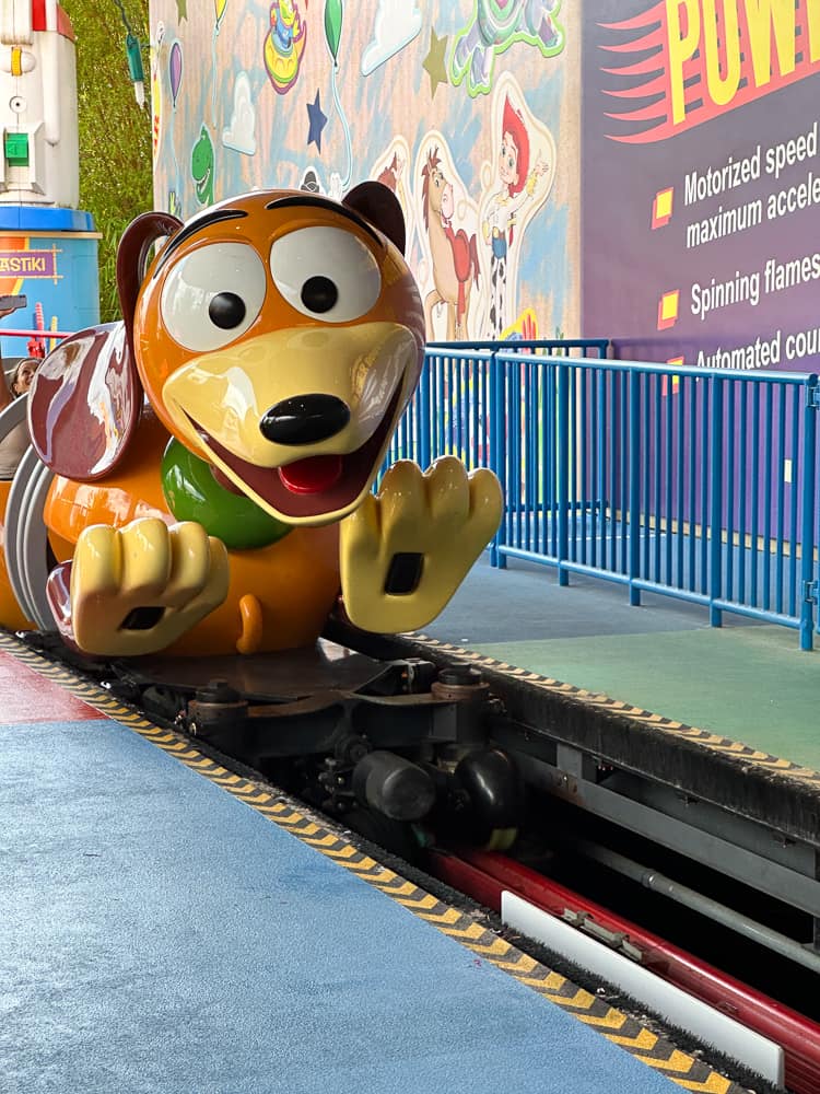 Slinky Dog Dash ride vehicle