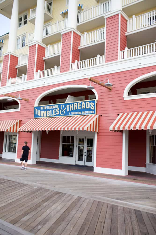 Thimbles and Threads Disney's Boardwalk