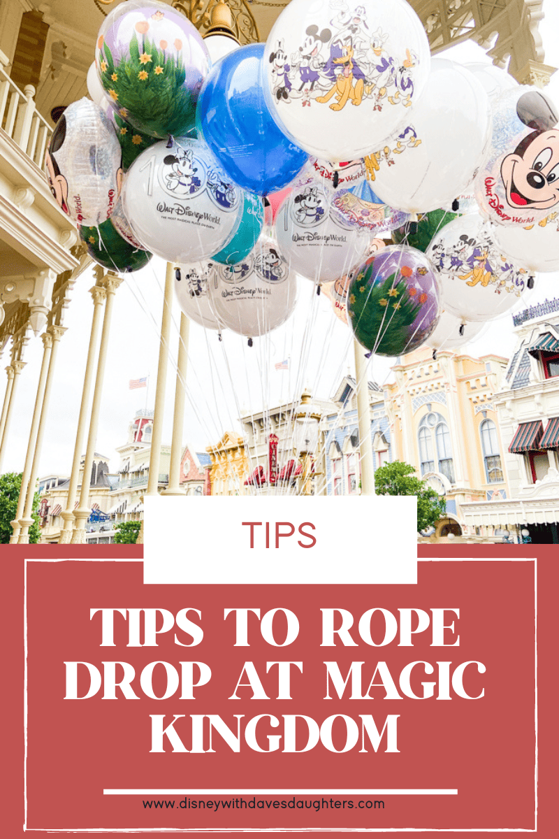 tips to rope drop at magic kingdom