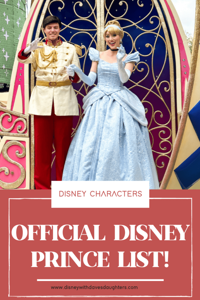 Guide to Disney Princes