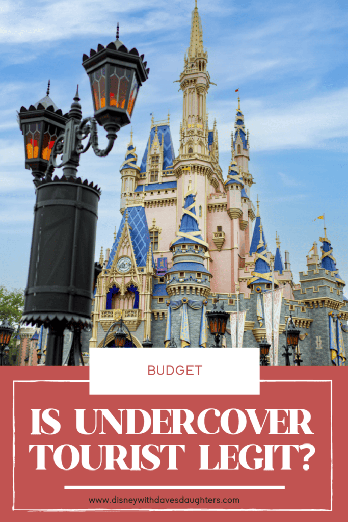 undercover tourist disney tickets legit